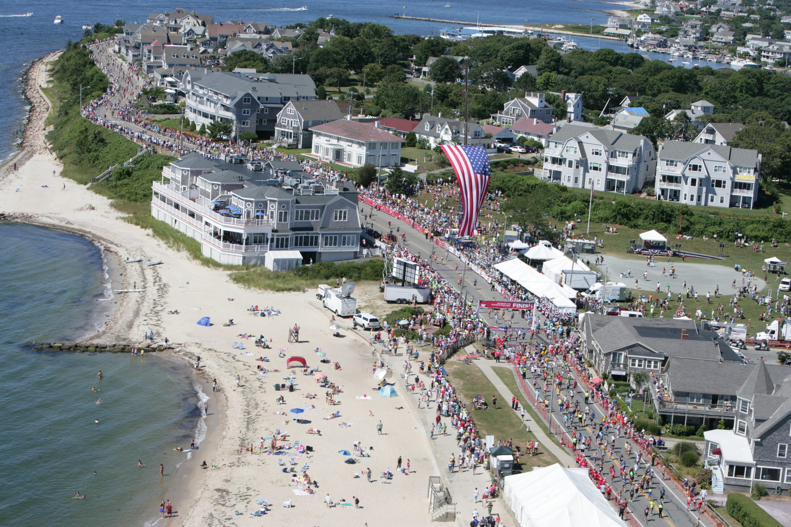 Falmouth Road Race 2024 Winner Avril Wallie